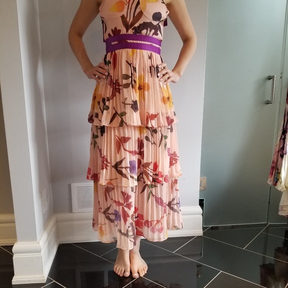 Colorful ankle length  Mendocino dress - Picture 3 of 6